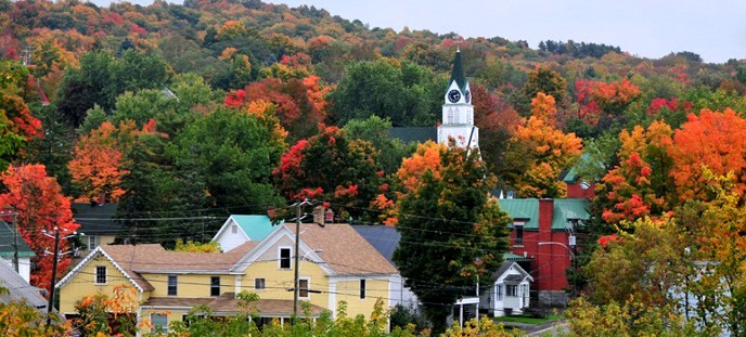 Stanstead ville automne adj