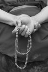 prayer beads bw