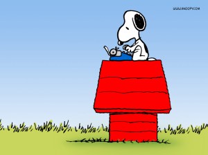 05-Peanuts-Snoopy Typing FREE
