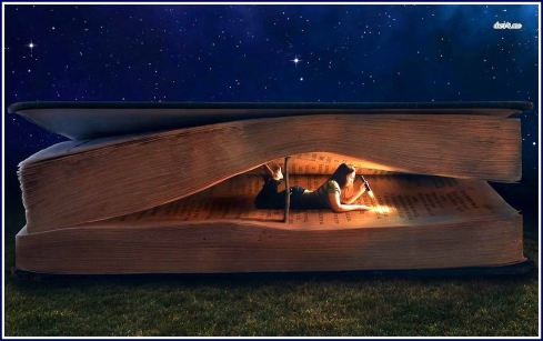 girl-in-giant-book-wallpaper-border